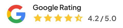 Google rating 4.2/5